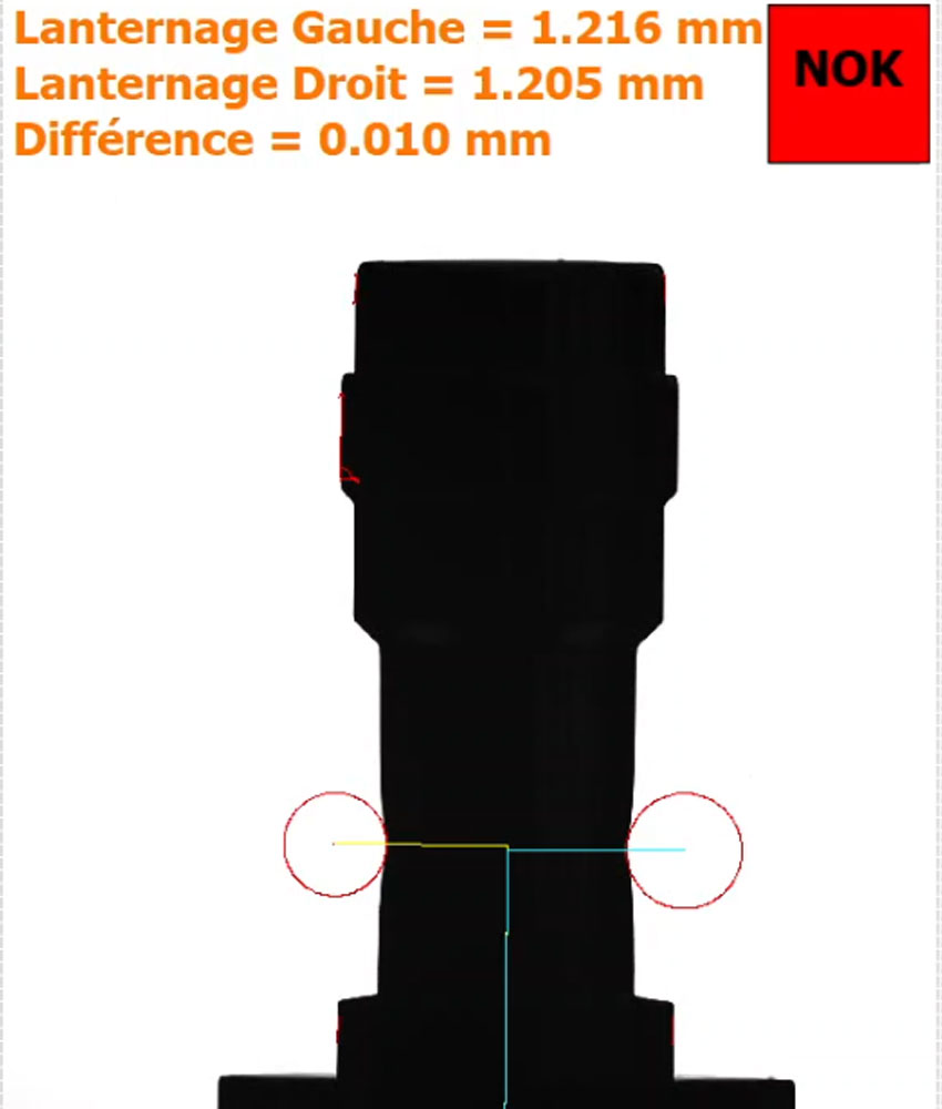 Appareil de contrôle de hauteur de lanternage de chaussée